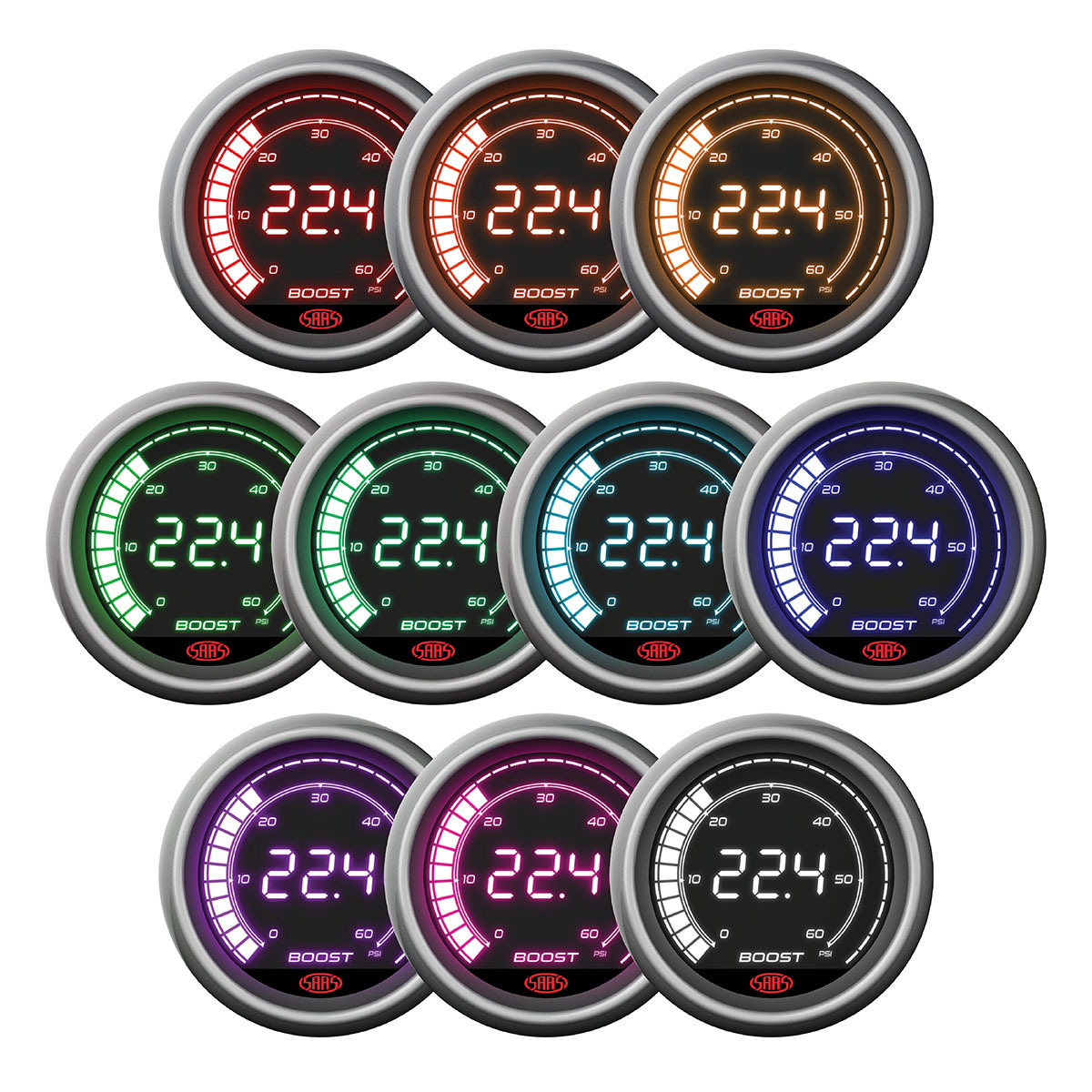 Digital Boost Gauge 0-60PSI