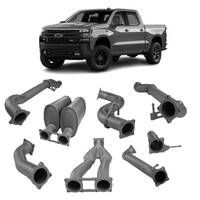 Redback 4x4 Exhaust System for Chevrolet Silverado 1500 with Centre Mufflers (03/2020 - on)