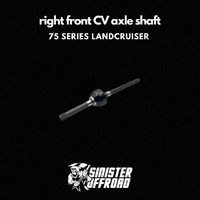 Right CV Axle Shaft Suit 75 Series Landcruiser