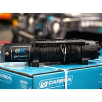 Carbon Offroad Long-Drum 6000lb ATV/ Small 4X4 Winch