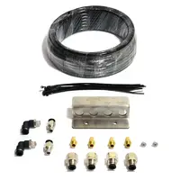 4 Port Diff Breather Kit With Stainless Bracket (1/8 BSP)