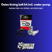 Gates 88 Tooth Belt Timing Kit Including Water Pump Suit Suzuki F10A