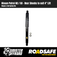 Roadsafe 4" Long Travel Shocks to suit Nissan Patrol GQ / GU Rear (Pair)