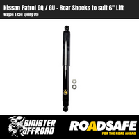 Roadsafe 6" Long Travel Shocks to suit Nissan Patrol GQ / GU Rear (Pair)