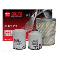 Sakura 4WD Filter Kit Suit L/2L/3L Diesel Hilux/Surf/4Runner