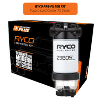 Direction Plus/ Ryco Pre-Filter Kit Suit 2023+ 4Cyl 70 Series Landcruiser