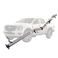3" DPF Back Sinister Exhaust Suit 2L 4cyl BiTurbo Next Gen Ford Ranger Stainless Steel