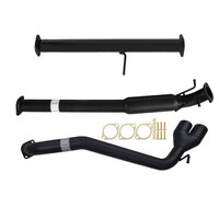 3" Side Exit DPF Back Sinister Exhaust Suit 3.2L PX Ford Ranger Aluminised Steel (Hotdog)