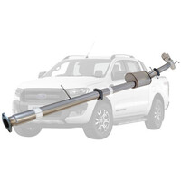 3" Side Exit DPF Back Sinister Exhaust Suit 3.2L PX Ford Ranger Stainless Steel (Muffler)