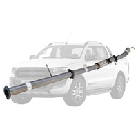 3" DPF Back Sinister Exhaust Suit 3.2L PX Ford Ranger Stainless Steel (Hotdog)