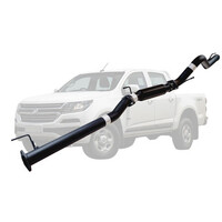3" DPF Back Sinister Exhaust Suit 2.8L Turbo Diesel RG Colorado Aluminised (Hotdog Only)