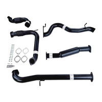 3" Turbo Back Sinister Exhaust To Suit '07-'10 2.8L Jeep Wrangler Aluminised Steel (Hotdog and Cat)