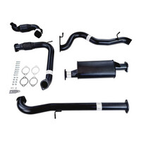 3" Turbo Back Sinister Exhaust To Suit '07-'10 2.8L Jeep Wrangler Aluminised Steel (Muffler and Cat)