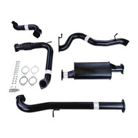 3" Turbo Back Sinister Exhaust To Suit '07-'10 2.8L Jeep Wrangler Aluminised Steel (Muffler Only)