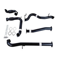 3" Turbo Back Sinister Exhaust To Suit '07-'10 2.8L Jeep Wrangler Aluminised Steel (Cat Only)