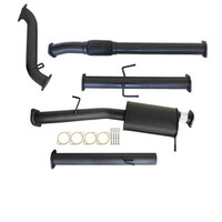 3" Turbo Back Sinister Exhaust To Suit 3.2L ML Mitsubishi Triton Aluminised Steel (Muffler Only)