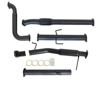 3" Turbo Back Sinister Exhaust To Suit 2.5L MN Mitsubishi Triton Aluminised Steel (Hotdog Only)