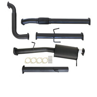 3" Turbo Back Sinister Exhaust To Suit 2.5L MN Mitsubishi Triton Aluminised Steel (Muffler Only)