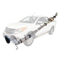 3" Turbo Back Sinister Exhaust Suit UP/UR Turbo Diesel BT-50 Stainless Steel (Muffler Only)