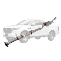 3" DPF Back Sinister Exhaust Suit 2021+ Turbo Diesel TF BT-50 Stainless Steel (Muffler Only)