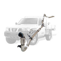 3" Turbo Back Sinister Exhaust 3.0L (Ute) GU Patrol Stainless Steel (Hotdog and Cat)