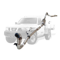 3" Turbo Back Sinister Exhaust 3.0L (Ute) GU Patrol Stainless Steel (Muffler and Cat)