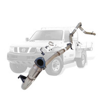 3" Turbo Back Sinister Exhaust 3.0L (Ute) GU Patrol Stainless Steel (Cat Only)