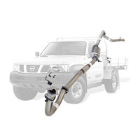 3" Turbo Back Sinister Exhaust TD42 (Ute) GU Patrol Stainless Steel Including Dump Pipe (Muffler Only)