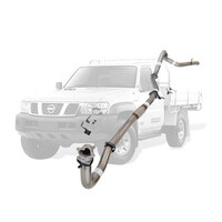 3" Turbo Back Sinister Exhaust TD42 (Ute) GU Patrol Stainless Steel Including Dump Pipe (Pipe Only)