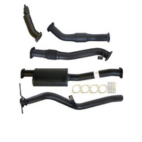 3" Turbo Back Sinister Exhaust 3.0L D22 Nissan Navara Aluminised Steel (Muffler and Cat)