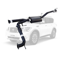 3" Cat Back Sinister Exhaust Suit V8 Y62 Patrol Aluminised Steel (Centre Muffler Only)