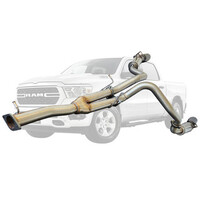 3" Stainless Cat Back Sinister Exhaust Suit DT RAM 1500 (Pipe Only Black Chrome Tips)