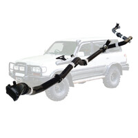 3" Turbo Back Sinister Exhaust 1HD 80Series Landcruiser Aluminised Steel (Pipe Only)