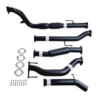 3" Turbo Back Aluminised Sinister Exhaust To Suit N70 Toyota Hilux (Cat and Hotdog)