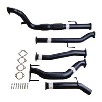 3" Turbo Back Aluminised Sinister Exhaust To Suit N70 Toyota Hilux (Cat Only)