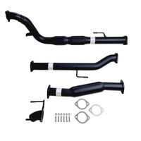 3" Turbo Back Aluminised Sinister Exhaust To Suit N70 Toyota Hilux Diff Dump (Hotdog and Cat)