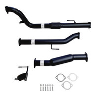 3" Turbo Back Aluminised Sinister Exhaust To Suit N70 Toyota Hilux Diff Dump (Hotdog Only)