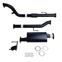 3" Turbo Back Aluminised Sinister Exhaust To Suit N70 Toyota Hilux Diff Dump (Muffler Only)