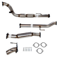 3" Turbo Back Stainless Sinister Exhaust To Suit N70 Toyota Hilux Diff Dump (Hotdog and Cat)