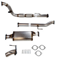 3" Turbo Back Stainless Sinister Exhaust To Suit N70 Toyota Hilux Diff Dump (Muffler and Cat)