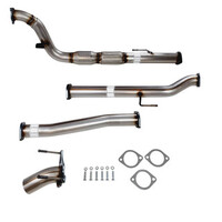 3" Turbo Back Stainless Sinister Exhaust To Suit N70 Toyota Hilux Diff Dump (Cat Only)