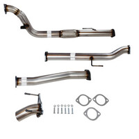 3" Turbo Back Stainless Sinister Exhaust To Suit N70 Toyota Hilux Diff Dump (Pipe Only)