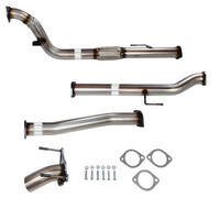 3" Turbo Back Stainless Sinister Exhaust To Suit N70 Toyota Hilux Diff Dump