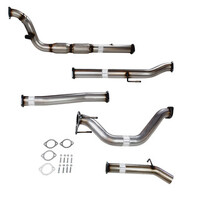 3" Turbo Back Stainless Sinister Exhaust To Suit N70 Toyota Hilux (Cat Only)