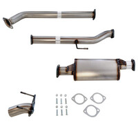 3" DPF Back Sinister Exhaust To Suit 2.8L N80 Toyota Hilux Stainless Steel Diff Dump (Muffler Only)