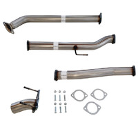 3" DPF Back Sinister Exhaust To Suit 2.8L N80 Toyota Hilux Stainless Steel Diff Dump (Pipe Only)