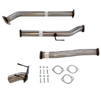3" DPF Back Sinister Exhaust To Suit 2.8L N80 Toyota Hilux Stainless Steel Diff Dump