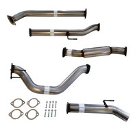 3" DPF Back Sinister Exhaust To Suit 2.8L N80 Toyota Hilux Stainless Steel (Hotdog Only)