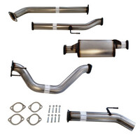 3" DPF Back Sinister Exhaust To Suit 2.8L N80 Toyota Hilux Stainless Steel (Muffler Only)