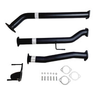 3" DPF Back Sinister Exhaust To Suit 2.4L N80 Toyota Hilux Aluminised Diff Dump